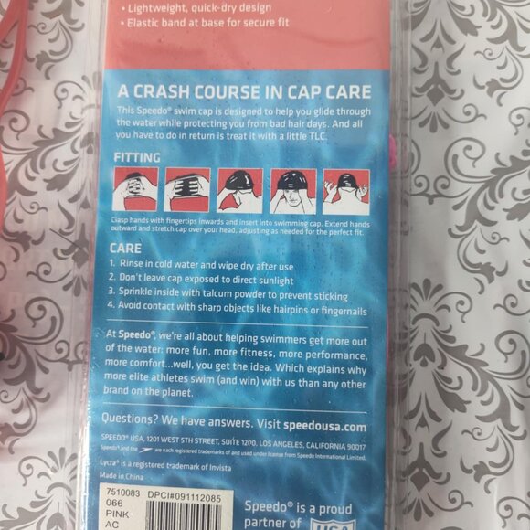 Speedo Swim Cap with goggle Adult 15 years and up - Picture 4 of 6